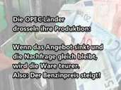 Begründungen für Benzinpreise Begründungen für Benzinpreise