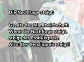 Begründungen für Benzinpreise Begründungen für Benzinpreise