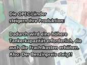 Begründungen für Benzinpreise Begründungen für Benzinpreise