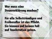 Wer muss eine Steuererklärung machen? Wer muss eine Steuererklärung machen?
