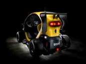 Reanult Twizy mit Renntrim: Heckflügel, Karbon, Rennslicks und Formel 1-Hightech Reanult Twizy mit Renntrim: Heckflügel, Karbon, Rennslicks und Formel 1-Hightech