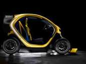 Reanult Twizy mit Renntrim: Heckflügel, Karbon, Rennslicks und Formel 1-Hightech Reanult Twizy mit Renntrim: Heckflügel, Karbon, Rennslicks und Formel 1-Hightech