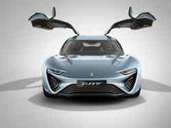 Quant e-Sportlimousine von Nanoflowcell mit Flusszellen. Quant e-Sportlimousine von Nanoflowcell mit Flusszellen.
