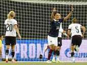 Die Französin Louisa Necib erzielte die Führung gegen das DFB-Team. Foto: Carmen Jaspersen Die Französin Louisa Necib erzielte die Führung gegen das DFB-Team. Foto: Carmen Jaspersen