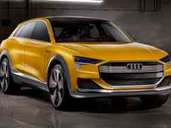 Das Audi h-tron quattro concept ist in Detroit 2016 zu sehen. Das Audi h-tron quattro concept ist in Detroit 2016 zu sehen.