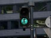 Ampelmännchen in Innsbruck sind besonders sportlich. Ampelmännchen in Innsbruck sind besonders sportlich.