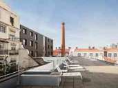 Die Dachterrasse des DOORM in Lissabon bietet Ausblick über die Altstadt. Die Dachterrasse des DOORM in Lissabon bietet Ausblick über die Altstadt.