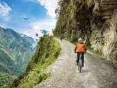 Mountainbiken in Bolivien. Mountainbiken in Bolivien.