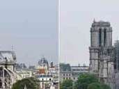 Notre-Dame in Paris: Aufnahmen zeigen die Pariser Kathedrale vor und nach der Brandkatastrophe. Notre-Dame in Paris: Aufnahmen zeigen die Pariser Kathedrale vor und nach der Brandkatastrophe.