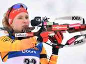 Biathlon in Oberhof: Janina Hettich wird immer stabiler und zeigt sich aus deutscher Sicht als echte Hoffnung für die Zukunft. Biathlon in Oberhof: Janina Hettich wird immer stabiler und zeigt sich aus deutscher Sicht als echte Hoffnung für die Zukunft.