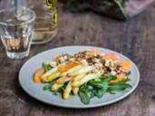 Spargelsalat mit Blutorange Spargelsalat mit Blutorange